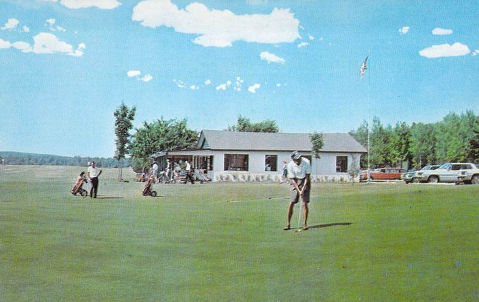 Lost Lake Woods Club - Vintage Postcard (newer photo)